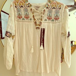Lucky Brand Tribal Blouse